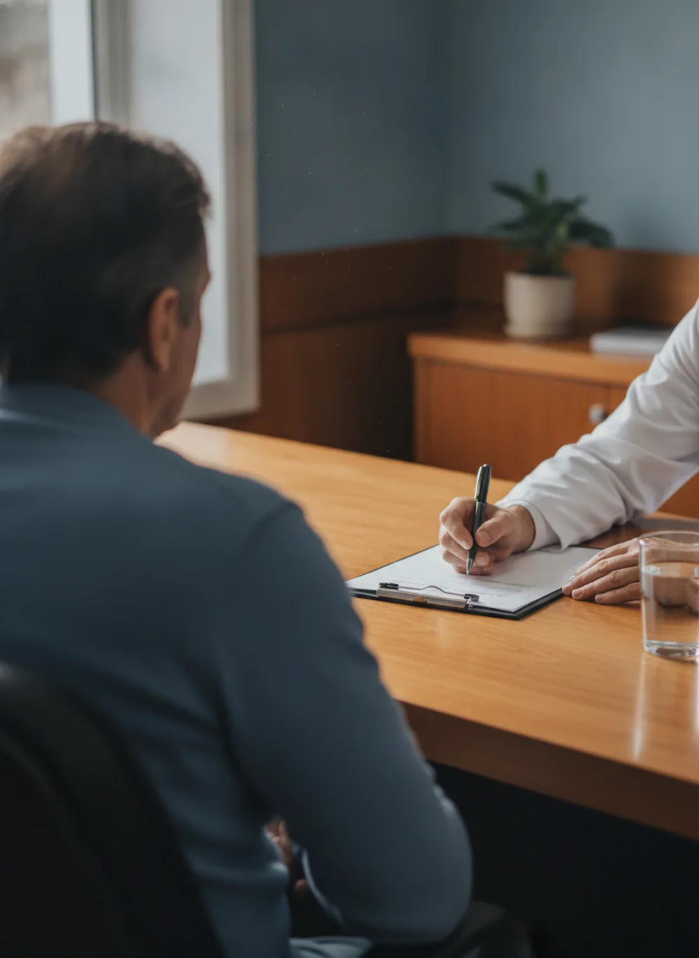 Consulta médica em consultório