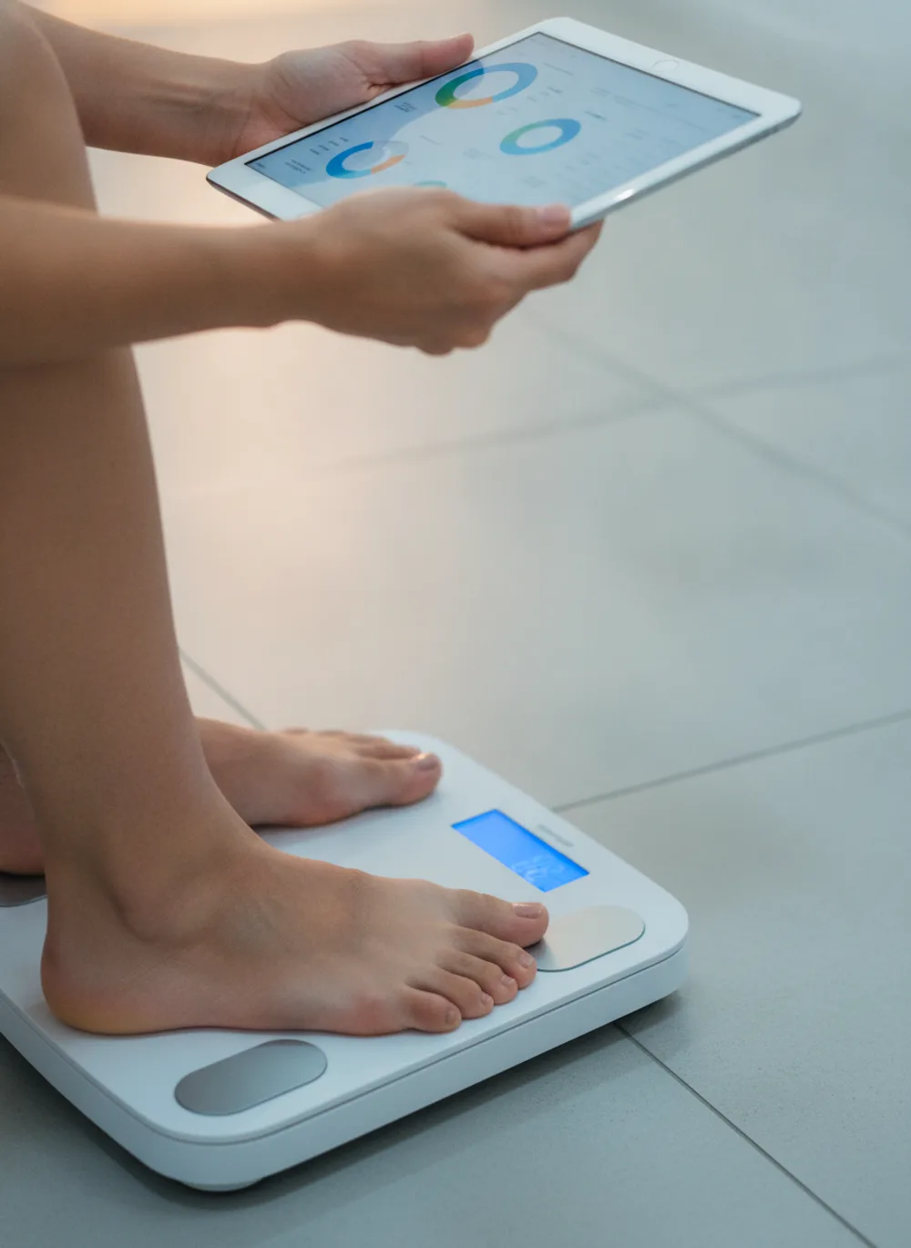 Avaliação de composição corporal por bioimpedância